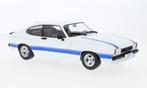 Ford Capri MK II X-Pack, wit/blauw, 1975  1:18Ford Capri MK, Nieuw, Overige merken, Ophalen of Verzenden, Auto