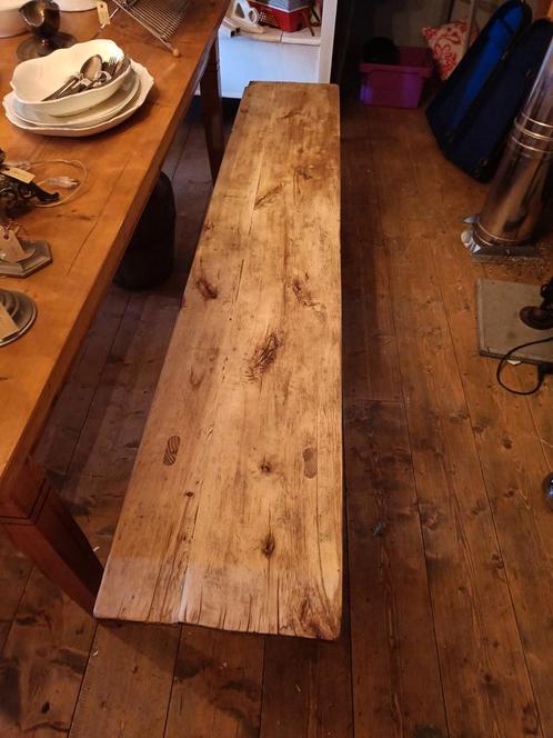 Rustieke Houten Bank - Authentiek & Sfeervol, Antiek en Kunst, Antiek | Meubels | Stoelen en Banken, Ophalen