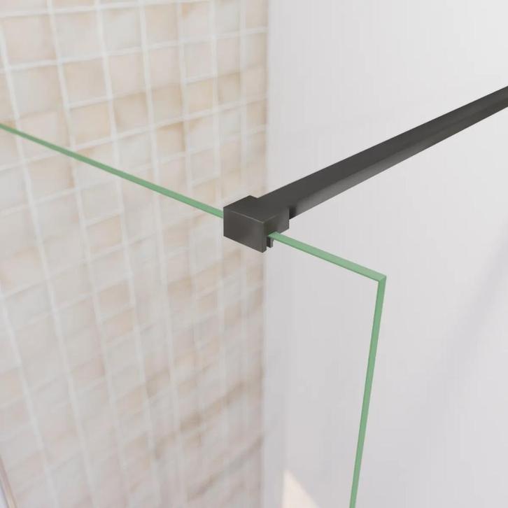 Saniclear Redro stabilisatiestang 120cm gun metal (2 stuks), Doe-het-zelf en Verbouw, Sanitair, Nieuw, Douche, Ophalen of Verzenden