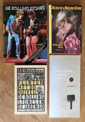 4x Boek: Rolling Stones / Brian Jones