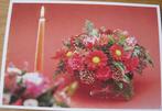 voor het kind - bloemstuk met een gele kaars - 1982 - nieuw, Verzenden, 1980 tot heden, Ongelopen, Overige thema's