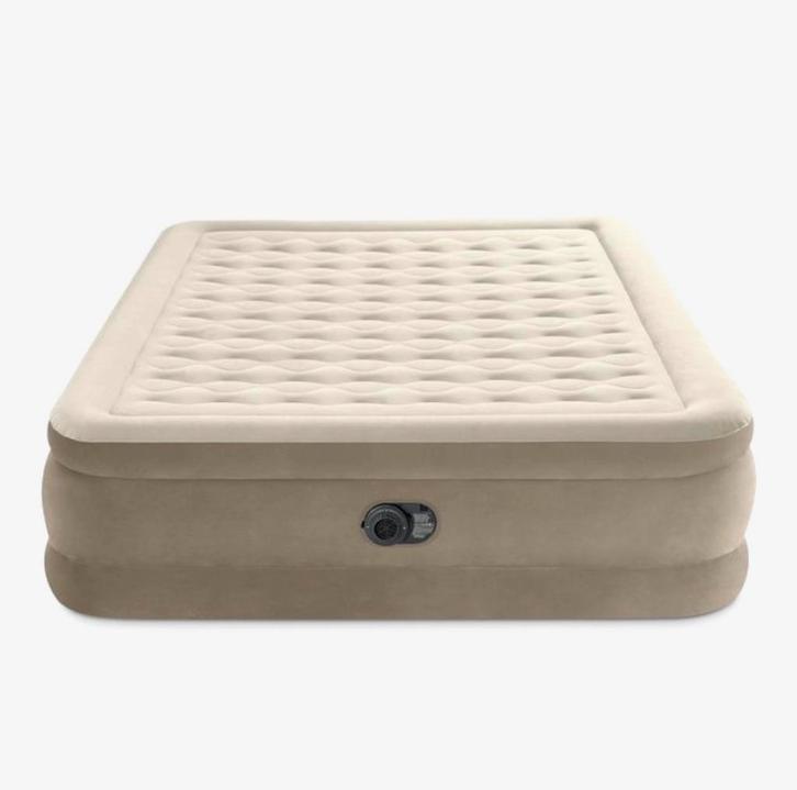 Intex Queen Luchtbed met ingebouwde Pomp - 152x203x46cm, Huis en Inrichting, Slaapkamer | Bedden, Zo goed als nieuw, Tweepersoons