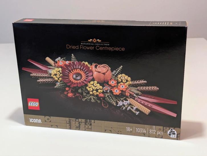 LEGO Icons Gedroogde Bloemen 10314 - Nieuw!, Kinderen en Baby's, Speelgoed | Duplo en Lego, Nieuw, Lego, Complete set, Ophalen of Verzenden