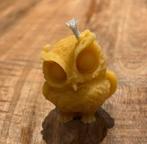 Bijenwas kaars uil 65 gram, Huis en Inrichting, Ophalen of Verzenden, Zo goed als nieuw, Overige materialen, Minder dan 25 cm