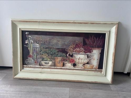 Vintage schilderij Kathryn White – bloemenprint, Antiek en Kunst, Kunst | Schilderijen | Klassiek, Ophalen