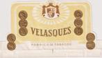 sigarenbanden - KLEIN ETIKET - VELASQUES, Verzamelen, Verzenden, Gebruikt, Sigarenbandjes