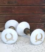 Oude Franse porseleinen deurknop, Antiek en Kunst, Ophalen of Verzenden