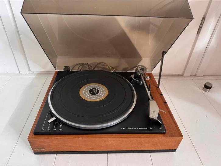 Lenco L75 met goed Shure element, Audio, Tv en Foto, Platenspelers, Gebruikt, Platenspeler, Overige merken, Ophalen