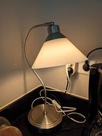 Tafellamp met glazen kap, 50 tot 75 cm, Ophalen of Verzenden, Zo goed als nieuw, Glas