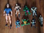 8 actiefiguurtjes. Action man, the hulk, Ninja turtle etc, Ophalen of Verzenden, Gebruikt