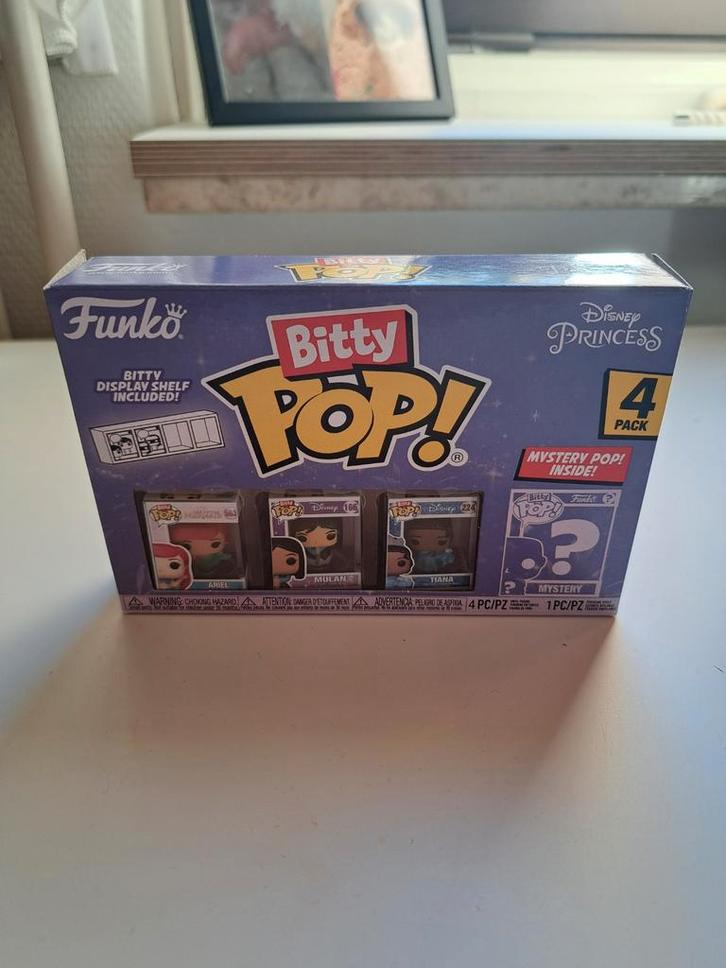 Disney Princess Bitty Pop 4-Pack Funko, Verzamelen, Poppetjes en Figuurtjes, Nieuw, Ophalen of Verzenden