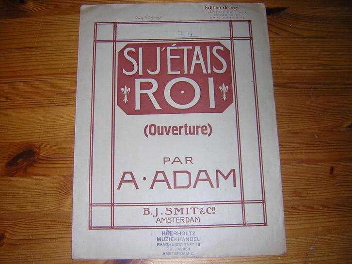 A. Adams, Muziek en Instrumenten, Bladmuziek, Gebruikt, Artiest of Componist, Klassiek, Piano, Zang, Ophalen of Verzenden