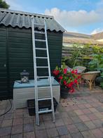 Schuifladder 2x10 sporten, Doe-het-zelf en Verbouw, Ladders en Trappen, Ophalen, Gebruikt, Ladder, Opvouwbaar of Inschuifbaar