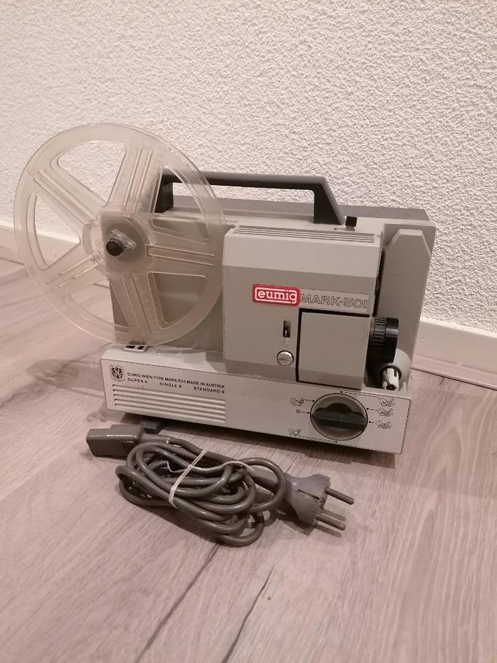 Eumig Mark 501 super8 single8 film projector, Audio, Tv en Foto, Diaprojectors, Gebruikt, Ophalen of Verzenden