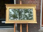 Vintage brocante spiegel gouden lijst hollywood regency, Ophalen, Gebruikt, 100 tot 125 cm, Minder dan 100 cm