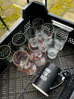 Wijnglazen & bierglazen GRATIS, Ophalen, Zo goed als nieuw