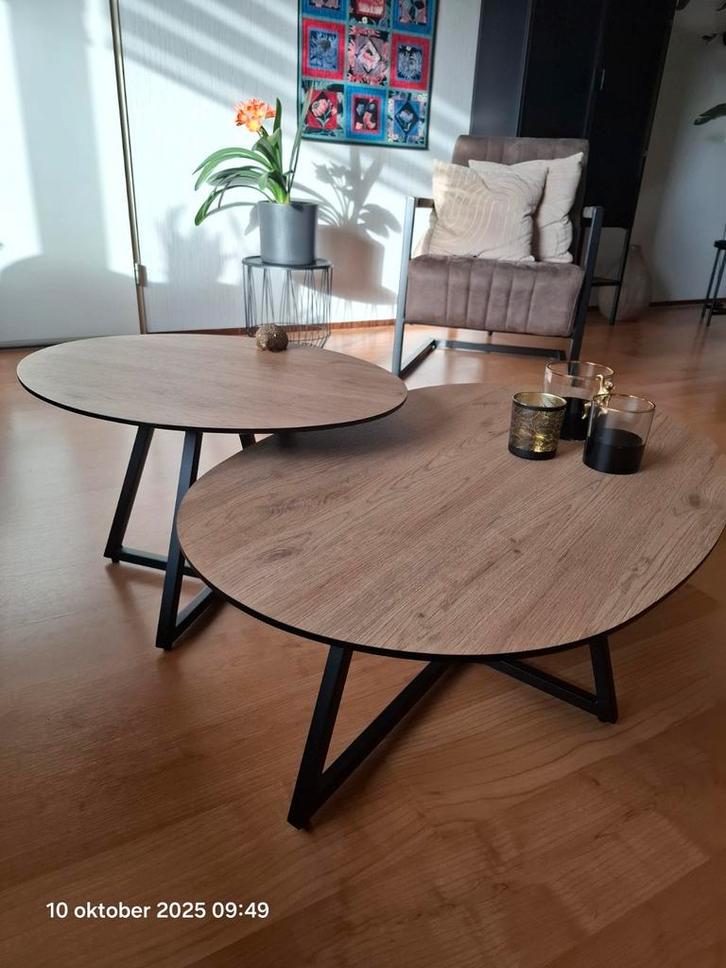 Salontafelset Avalon van Henders & Hazel, Huis en Inrichting, Tafels | Salontafels, Zo goed als nieuw, Minder dan 50 cm, 50 tot 100 cm