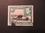 A09243: Kenya Uganda Tanganyika GVI 10 c, Postzegels en Munten, Postzegels | Afrika, Ophalen of Verzenden, Tanzania