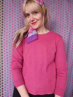 Vintage trui - roze - 90s - bloemenprint - XS / 34, Ophalen of Verzenden, Vintage, Roze, Maat 34 (XS) of kleiner