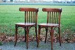 Bistro stoel café stoel, Huis en Inrichting, Stoelen, Ophalen, Gebruikt, Twee, Bruin