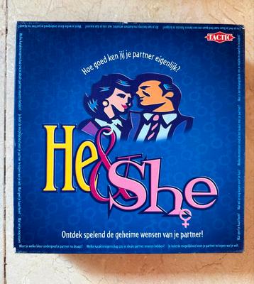 He & She Bordspel - Ontdek je partner! NIEUW!!! beschikbaar voor biedingen