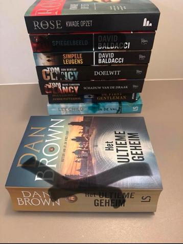Dan Brown & David Baldacci - Spannende Thrillers! beschikbaar voor biedingen