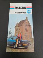 Brochure Datsun accessoires 1979, Boeken, Auto's | Folders en Tijdschriften, Ophalen of Verzenden, Zo goed als nieuw