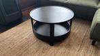 Ikea Borgeby salontafel zwart, Huis en Inrichting, Tafels | Salontafels, Ophalen, Gebruikt, 50 tot 100 cm, Rond