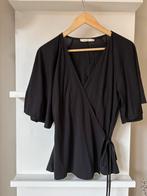 Sissy Boy Kimono Wikkel Top Zwart Maat S, Zwart, Sissy-Boy, Ophalen of Verzenden, Zo goed als nieuw