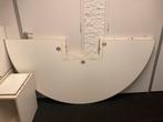 Ronde witte tafelblad doorsnee 2m wit, Ophalen, Gebruikt, 150 tot 200 cm, Rond