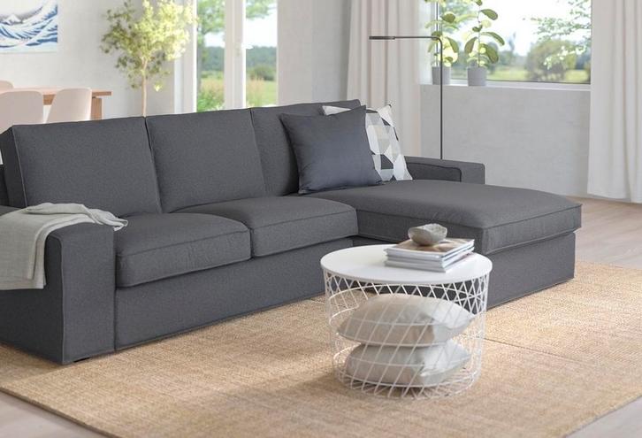 IKEA KIVIK Hoekbank - Zo goed als nieuw!, Huis en Inrichting, Banken | Bankstellen, Zo goed als nieuw, Hoekbank, Driepersoons