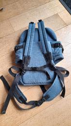 Kipling blauwe babydrager met aapje, Ophalen of Verzenden, Rug, Draagzak, Overige merken