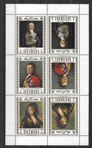 Dubai Michel KB 292-294 postfris FRANCISCO JOSË DE GOYA beschikbaar voor biedingen