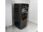 Nieuwe SMEG koelkast zwarte retro look klein vriesvak, Witgoed en Apparatuur, Koelkasten en IJskasten, Ophalen, 200 liter of meer