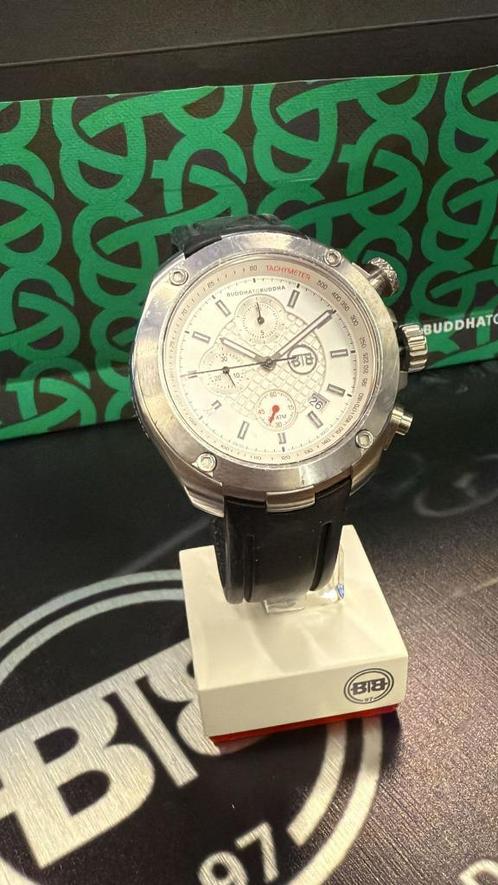 BUDDHA TO BUDDHA HORLOGE 46 MM GRIJZE WIJZERPLAAT € 119,95, Sieraden, Tassen en Uiterlijk, Horloges | Heren, Zo goed als nieuw