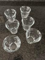 6 borrelglaasjes, Ophalen of Verzenden, Zo goed als nieuw, Borrel- of Shotglas