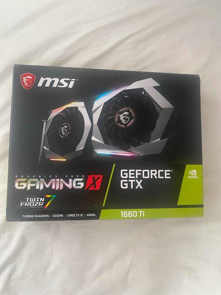 MSI GeForce GTX 1660 Ti Gaming X - Zo goed als nieuw!, Computers en Software, Videokaarten, Zo goed als nieuw, Nvidia, PCI-Express 3.0