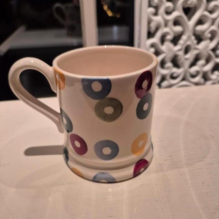 Emma Bridgewater mok 0.5 1/2pt Polkadot polo mints nieuw, Huis en Inrichting, Keuken | Servies, Nieuw, Kop(pen) en/of Schotel(s)