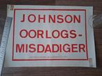 Johnson oorlogsmisdadiger [30x43cm], Verzamelen, Ophalen of Verzenden, Gebruikt, A1 t/m A3, Film en Tv