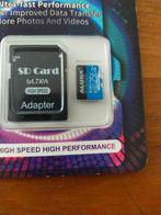 256 MB SD MICRO CARD, Nieuw, SD, Ophalen of Verzenden, 256 GB