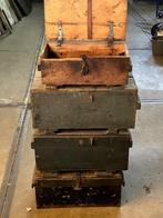 houten kisten vintage, Ophalen, Minder dan 50 cm, Gebruikt, 50 tot 100 cm