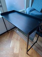 Mooi zwart bureau 110x50 - Gebruikt, Ophalen, Gebruikt, Bureau