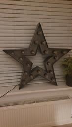 Stalen lamp, ster met aan/uit schakelaar, metaalkleur, Ophalen, Nieuw, Minder dan 50 cm