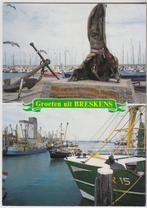 Breskens Groeten 2 luik  Boot  BRv15 Ongelopen, Verzenden, Ongelopen, Zeeland