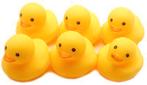 PARTIJ RUBBER DUCK 5,5CM MET GELUID, ., Nieuw, Ophalen of Verzenden, .