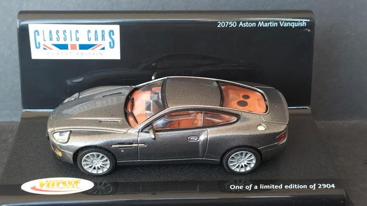 Aston Martin Vanquish 1:43 Vitesse Pol, Hobby en Vrije tijd, Modelauto's | 1:43, Nieuw, Auto, Overige merken, Verzenden