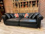 Orginele chesterfield  buffelleer, Huis en Inrichting, Banken | Bankstellen, Ophalen, Info@chesterfieldjunkie.nl, Chesterfield