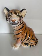 Vintage keramische 70’s Tijger welp Italy, Verzamelen, Beelden en Beeldjes, Ophalen of Verzenden, Zo goed als nieuw, Dier
