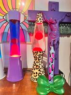 Paarse Lavalamp Retro Stijl, Ophalen of Verzenden, Nieuw, Glas, Minder dan 50 cm