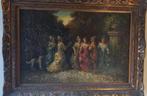 Schilderij Monticelli Dames in het Park, Antiek en Kunst, Kunst | Schilderijen | Klassiek, Ophalen